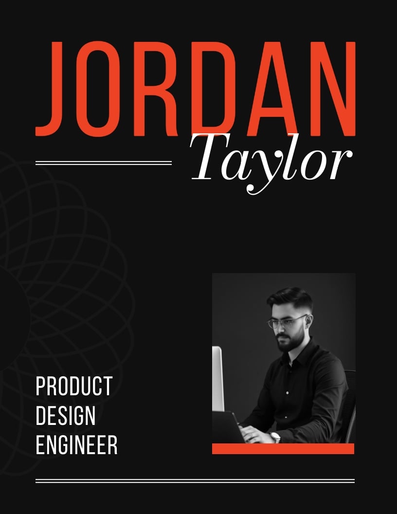 Professional Product Design Engineer Portfolio Template Professional Product Design Engineer Portfolio Template