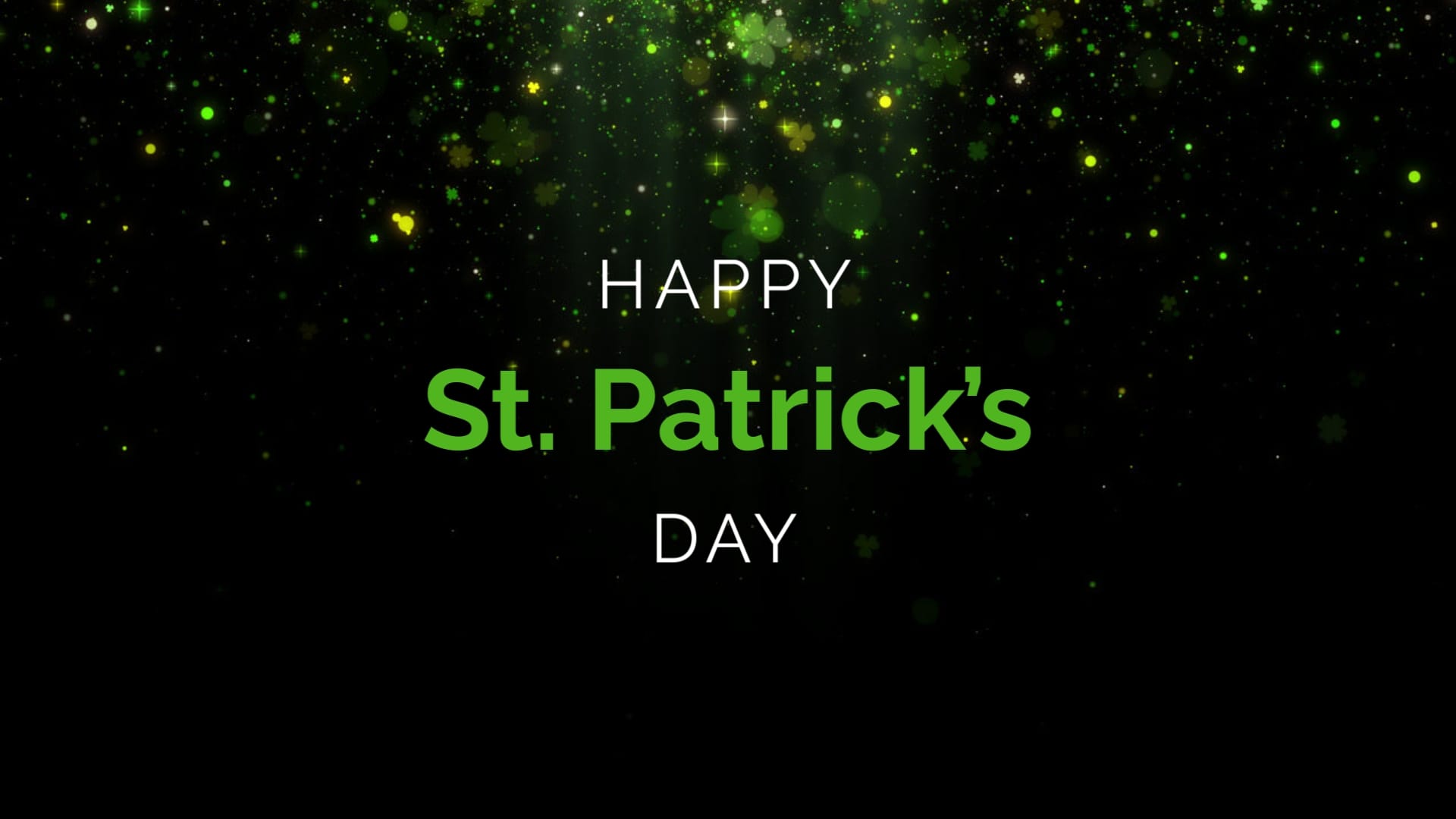 Professional St Patricks Day Greeting Card Template