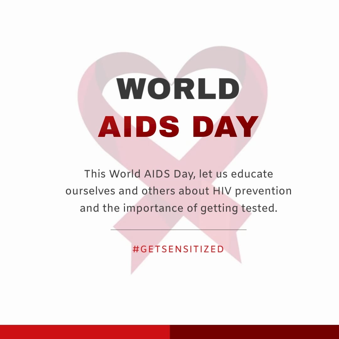 Professional World AIDS Day Greeting Card Square Template