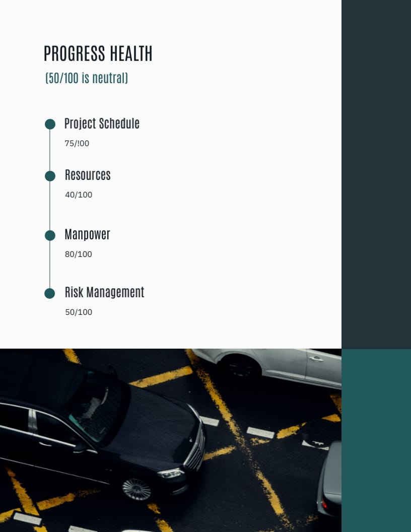 Progress Report Template - Slide 9 Progress Report Template - Slide 9