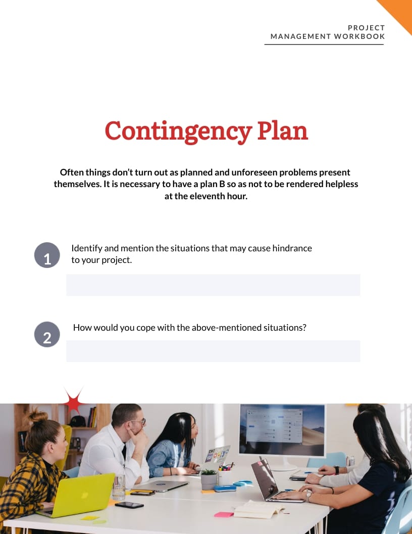 Project Management Workbook Template | Visme