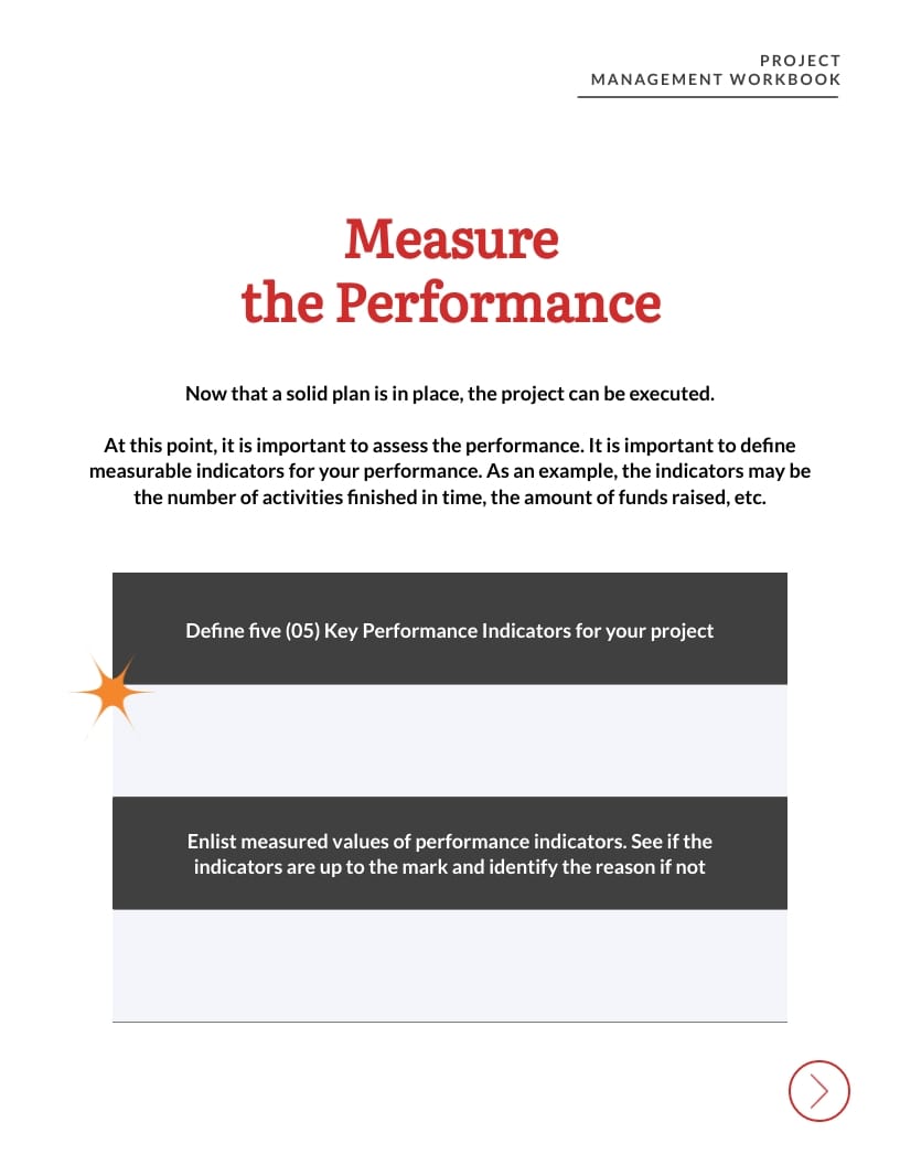 Project Management Workbook Template | Visme