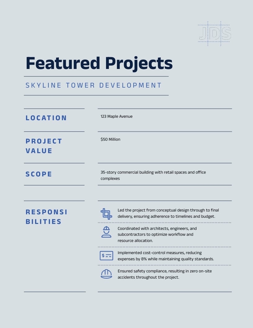 Project Portfolio Template - Slide 5 Project Portfolio Template - Slide 5