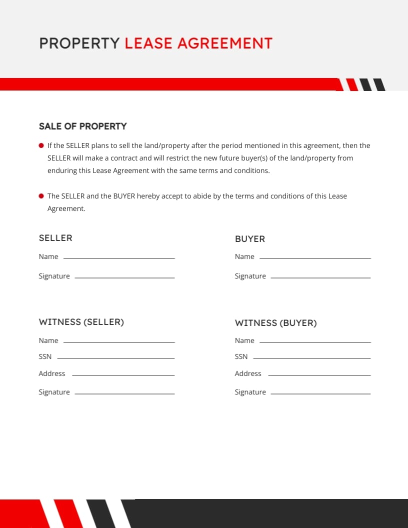 Property Lease Agreement Template - Slide 4 Property Lease Agreement Template - Slide 4