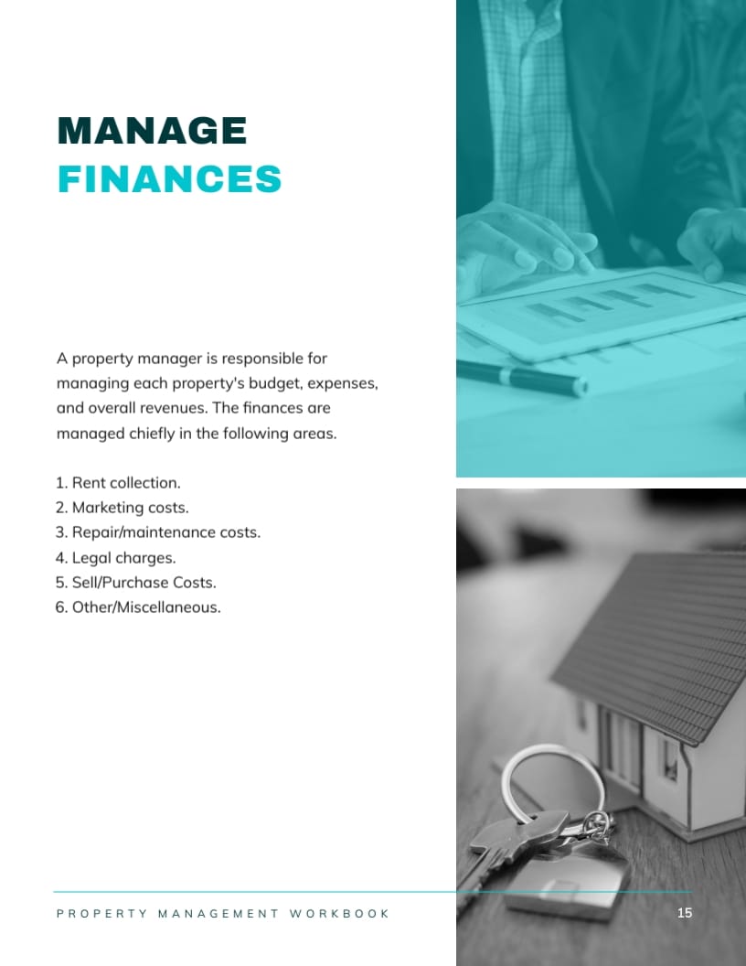Property Management Workbook Template - Slide 17 Property Management Workbook Template - Slide 17