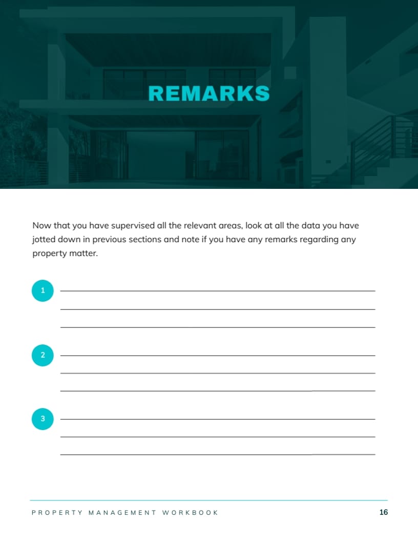 Property Management Workbook Template - Slide 18 Property Management Workbook Template - Slide 18
