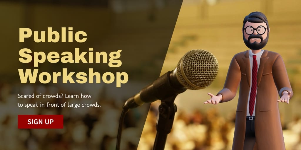 Public Speaking Twitter Post Template
