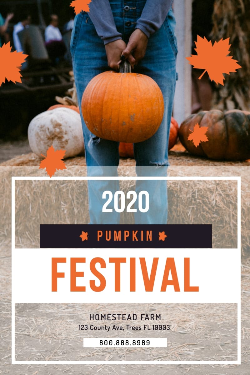 Pumpkin Festival Blog Graphic Large Template