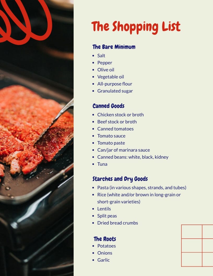 Quick Dinner Recipe Ebook Template | Visme