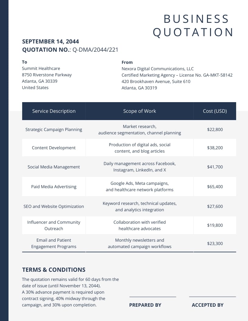 Quotation Software for Small Business