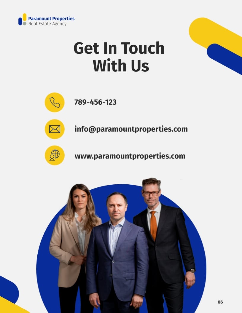 Real Estate Booklet Template - Slide 7 Real Estate Booklet Template - Slide 7