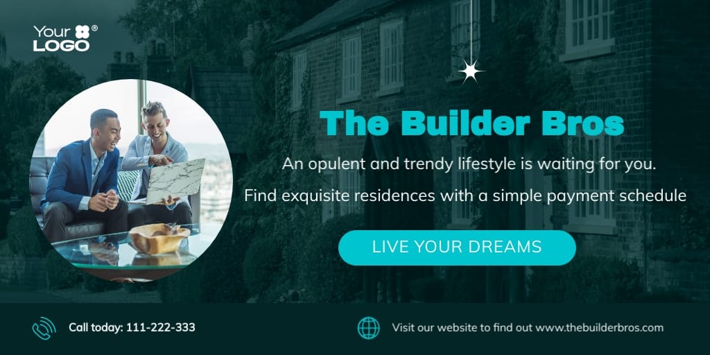 Real Estate Developer Twitter Ad Template