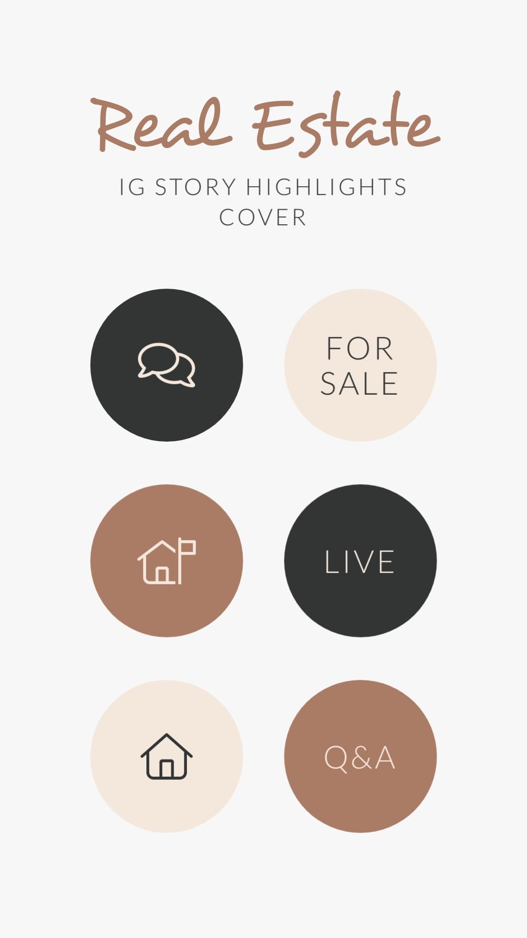 Real Estate IG Story Highlights Cover Template