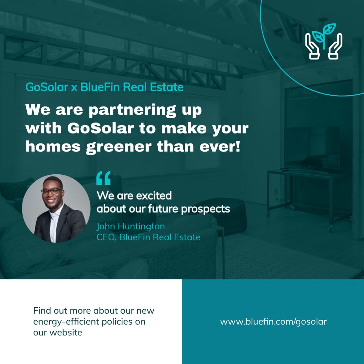 Real Estate Partnership LinkedIn Post Template