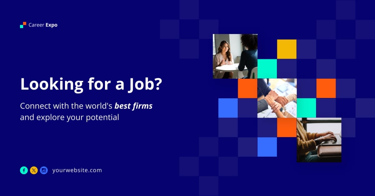 Recruitment Facebook Event Cover Template