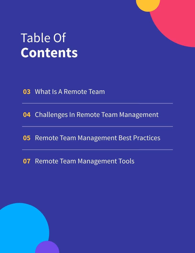 Remote Team Management eBook