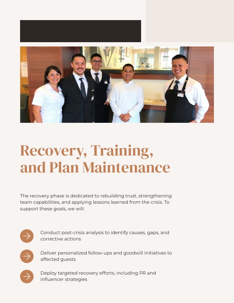 Reputational Crisis Management Plan