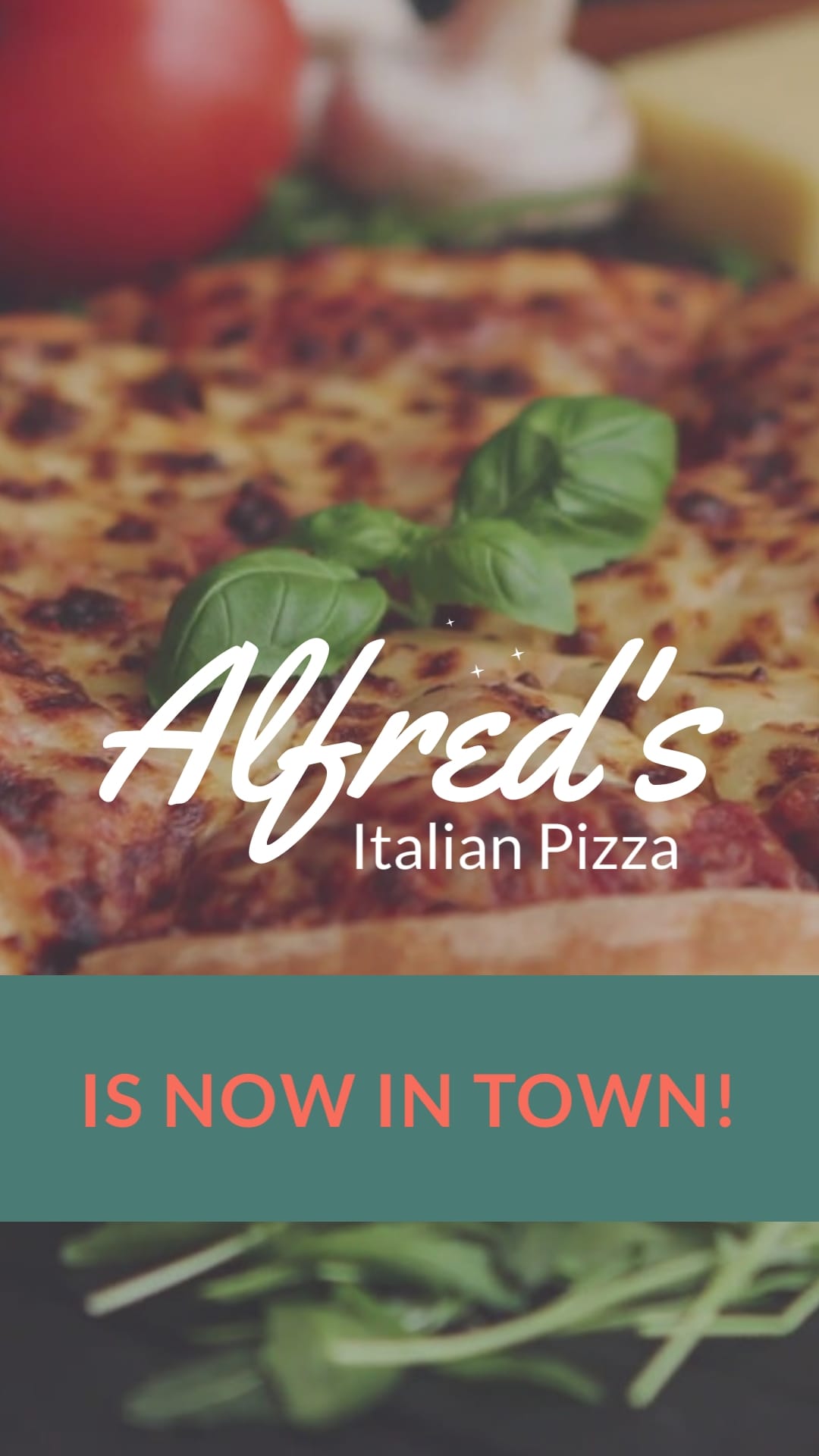 Restaurant Facebook Video Ad Vertical Template