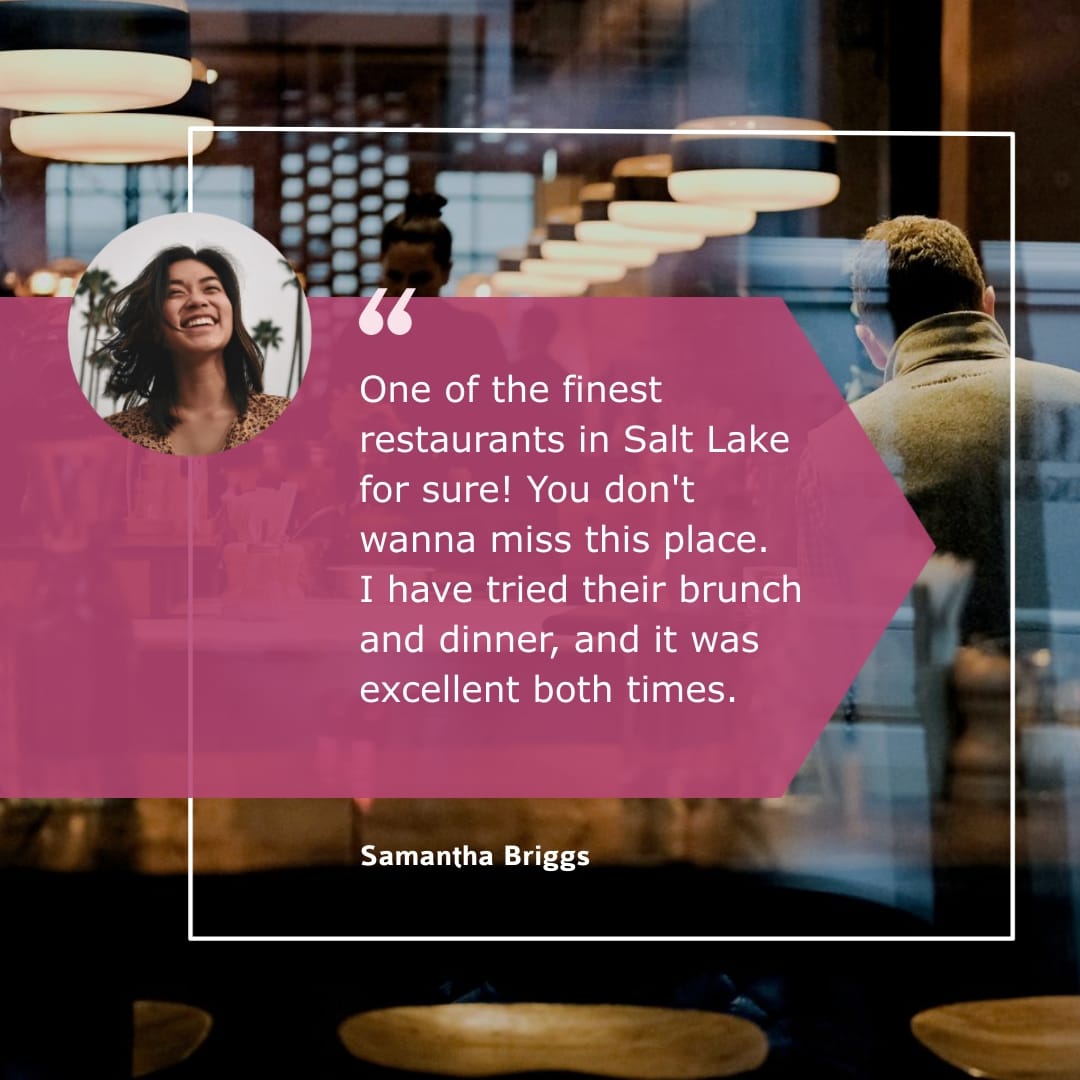 Restaurant - Video Testimonial Square Template