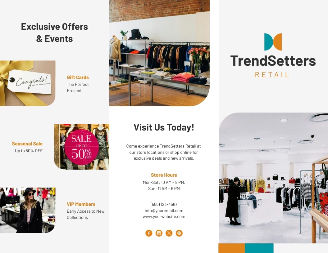 Retail Brochure Template