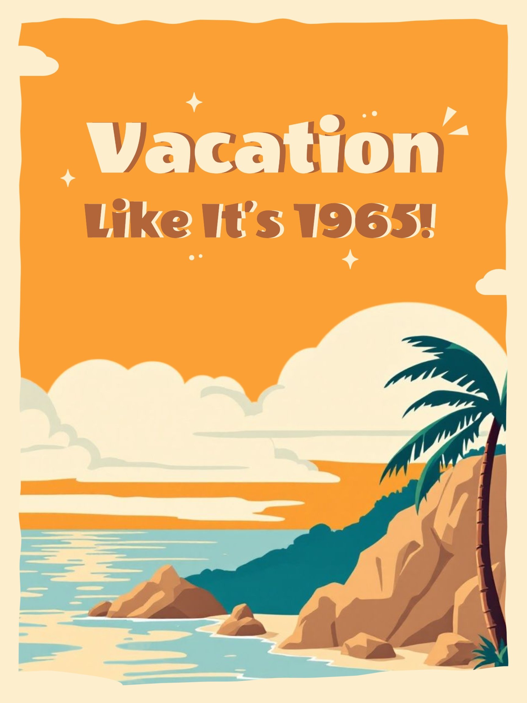Retro Travel Poster Template