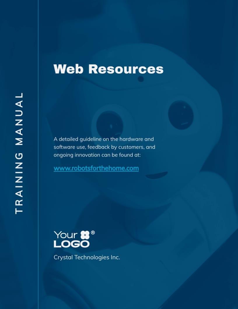 Robotic Technology Training Manual Template | Visme
