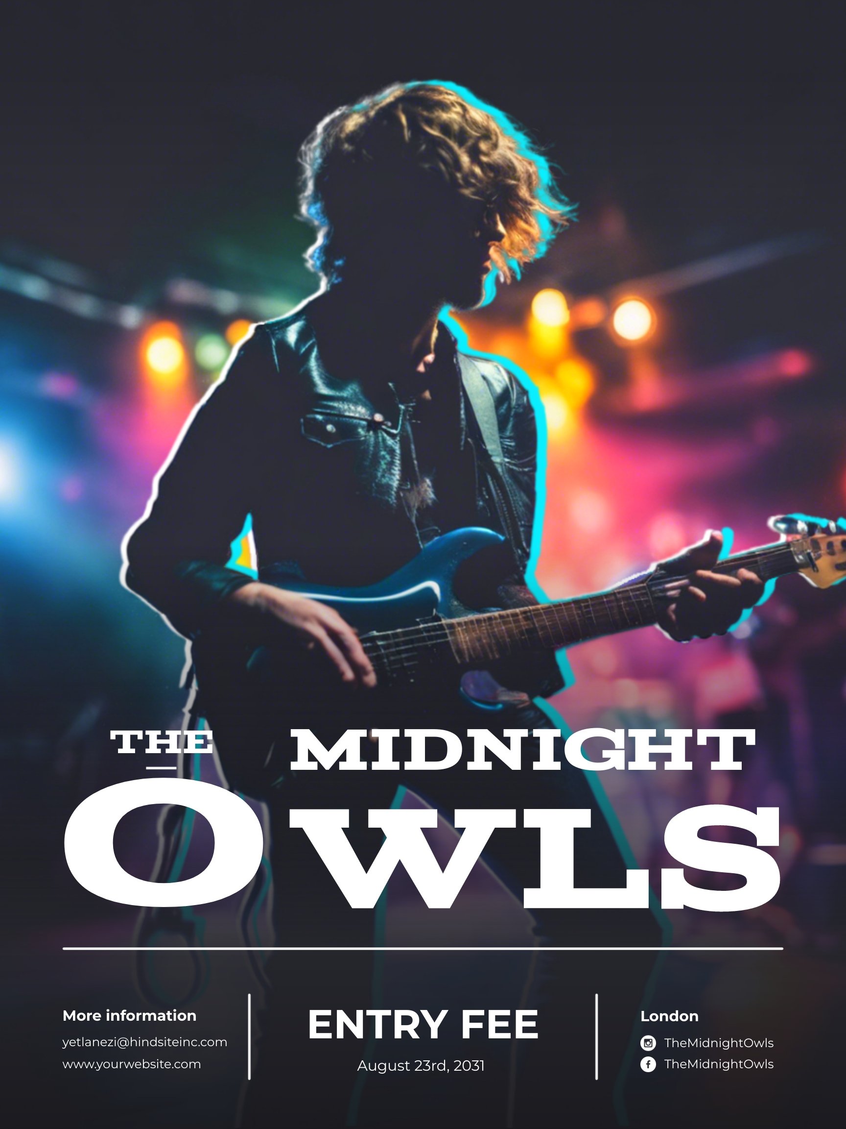 Rock Band Poster Template