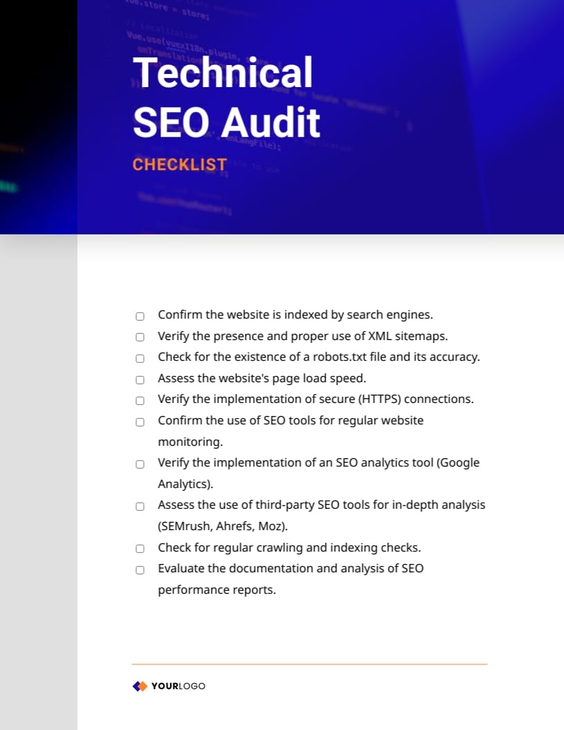 SEO Audit Checklist Template