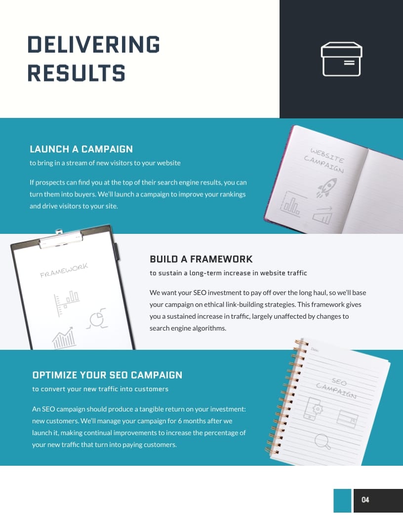 SEO Proposal Template | Visme