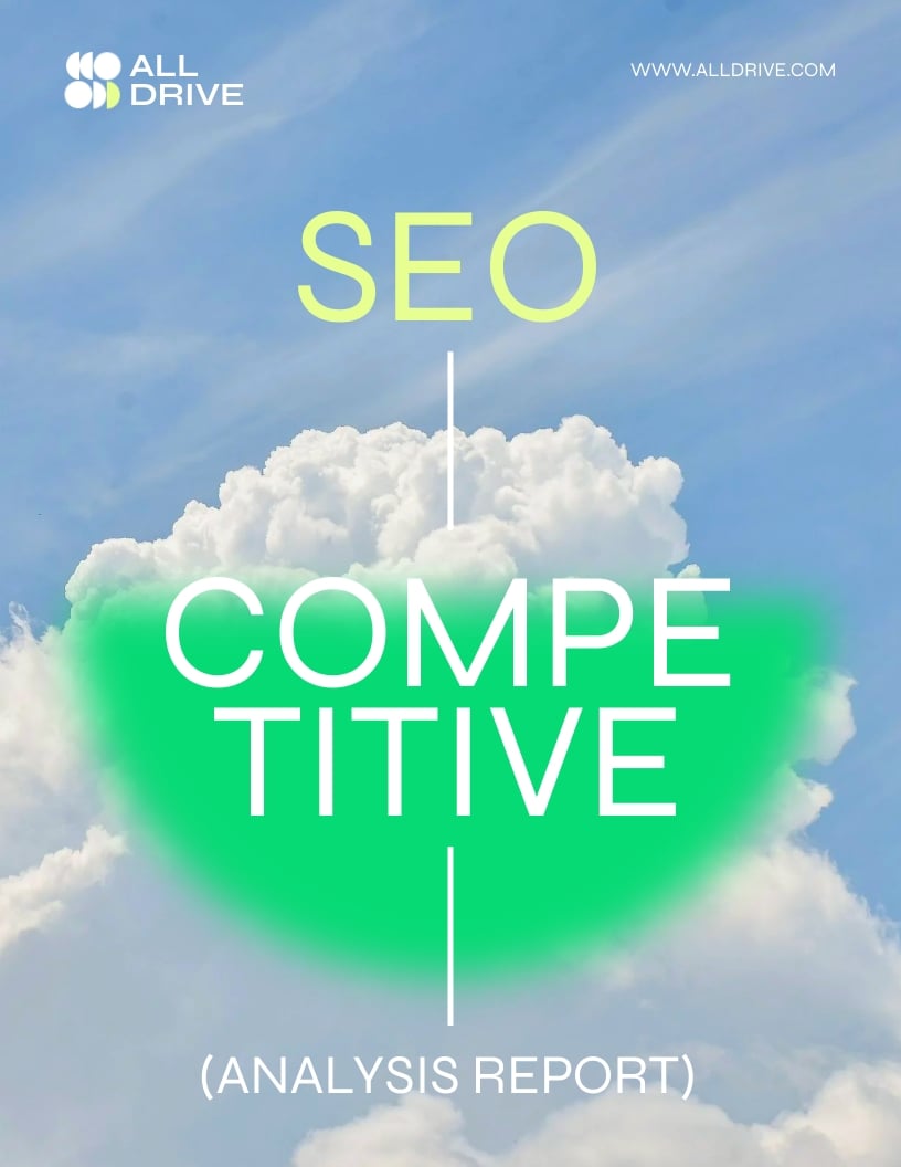 SEO Strategies Competitor Analysis Report Template