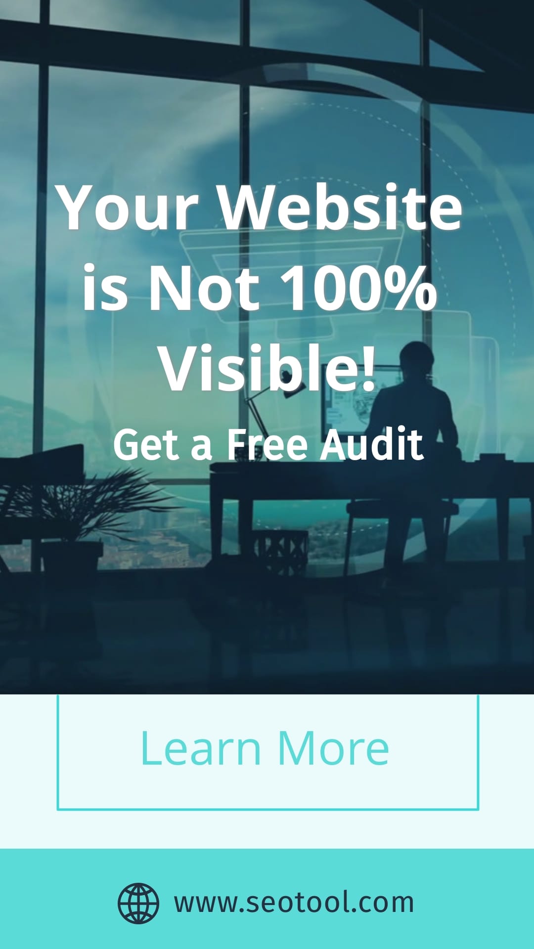SEO Tool Bite-Sized Ad Vertical Template