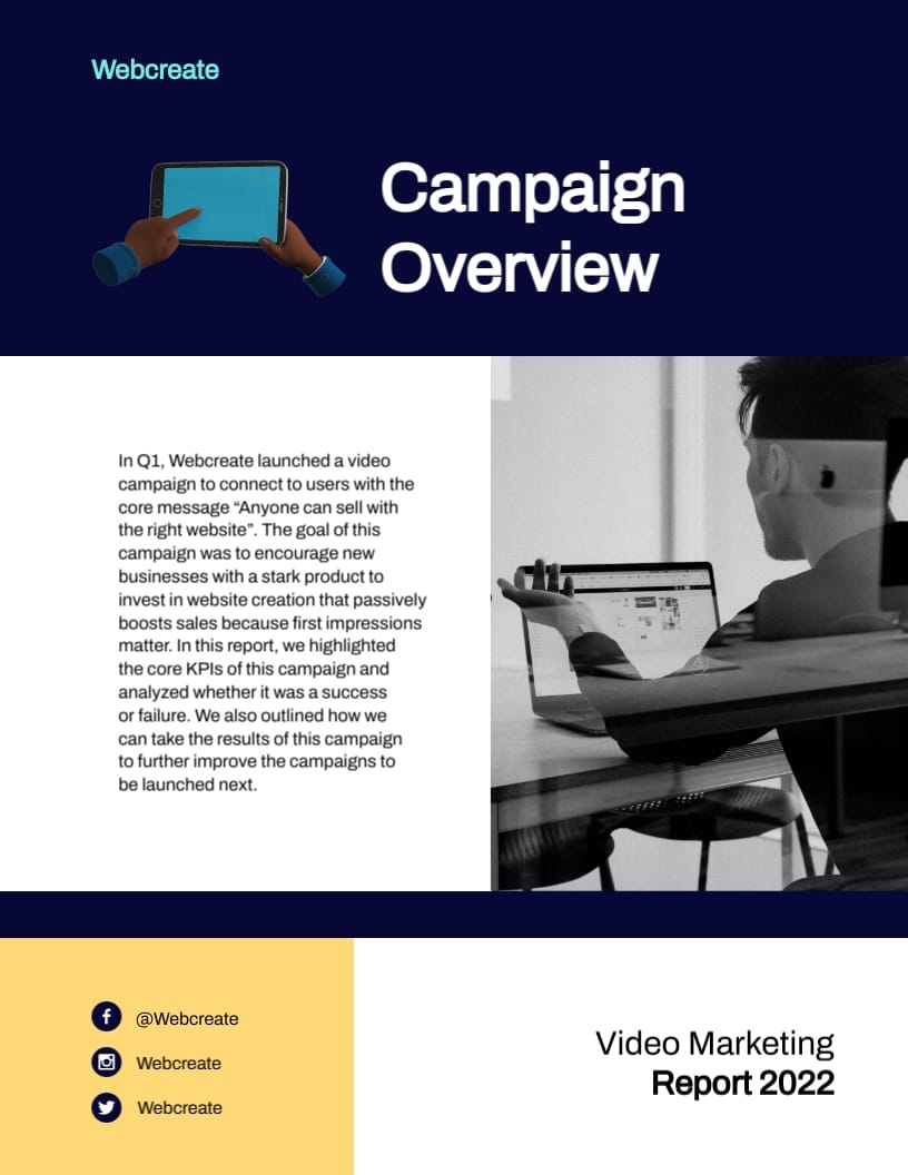 SaaS Company Video Marketing Report