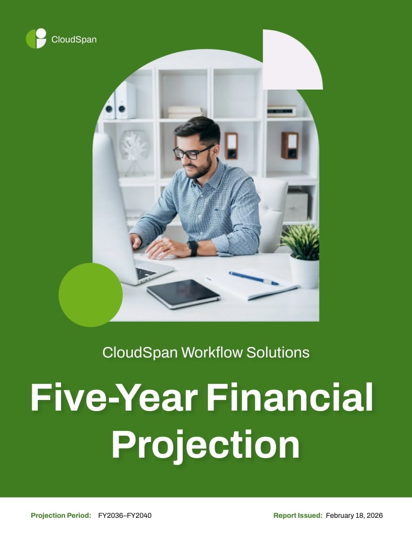 SaaS Financial Projections Report Template