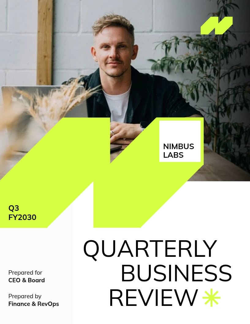 SaaS QBR Template
