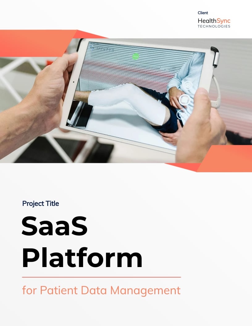 SaaS Software Proposal Template