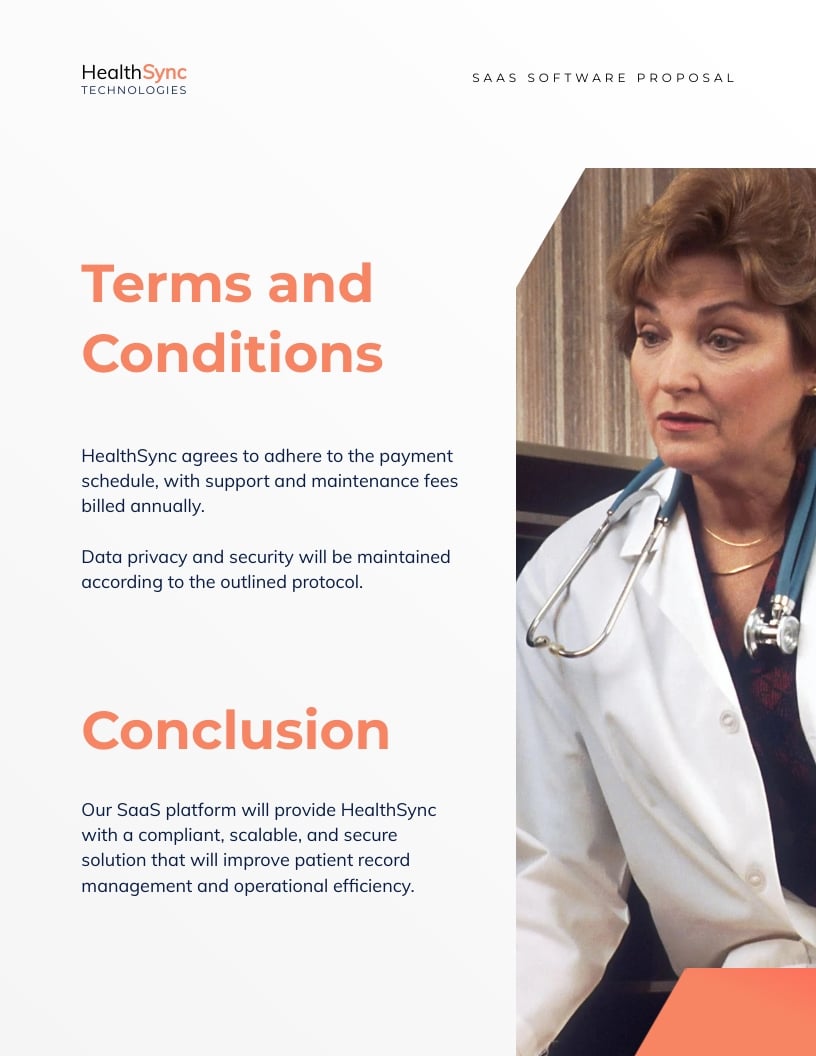 SaaS Software Proposal Template - Slide 9 SaaS Software Proposal Template - Slide 9