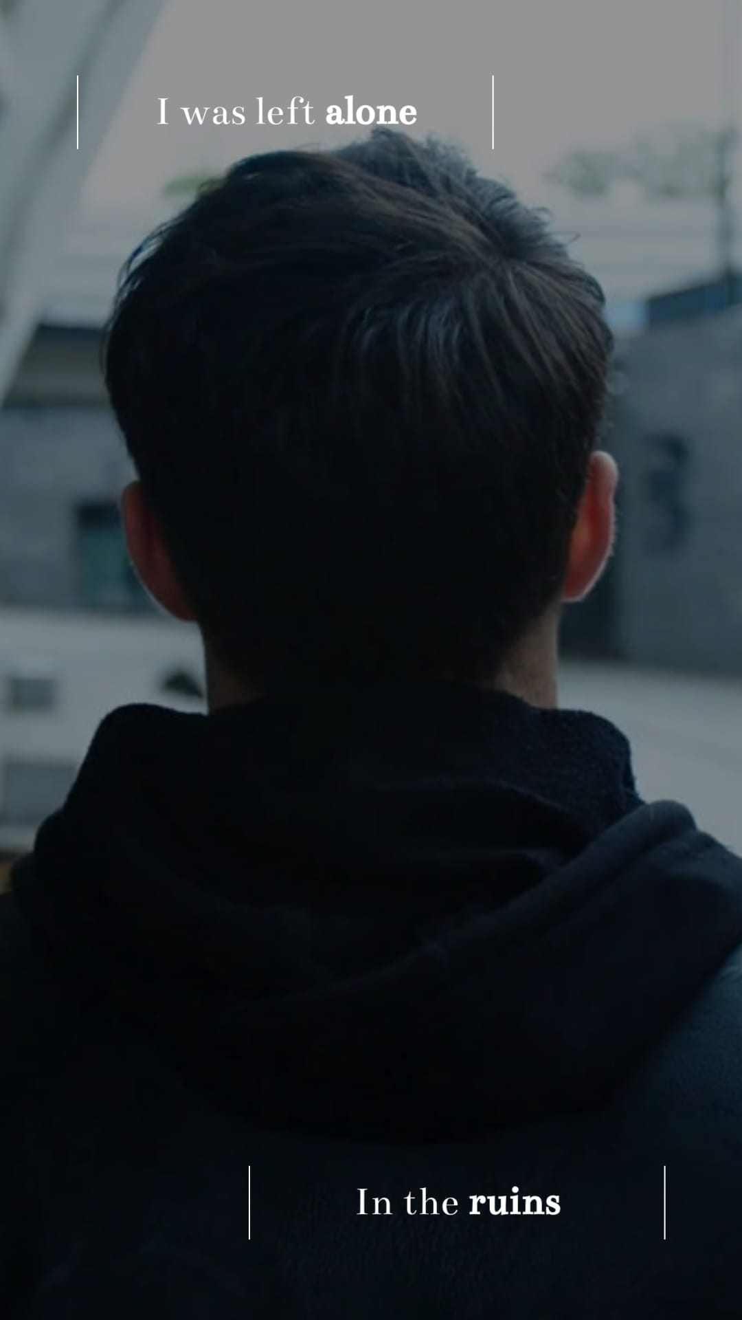 Sad Movie Trailer Video Vertical Template