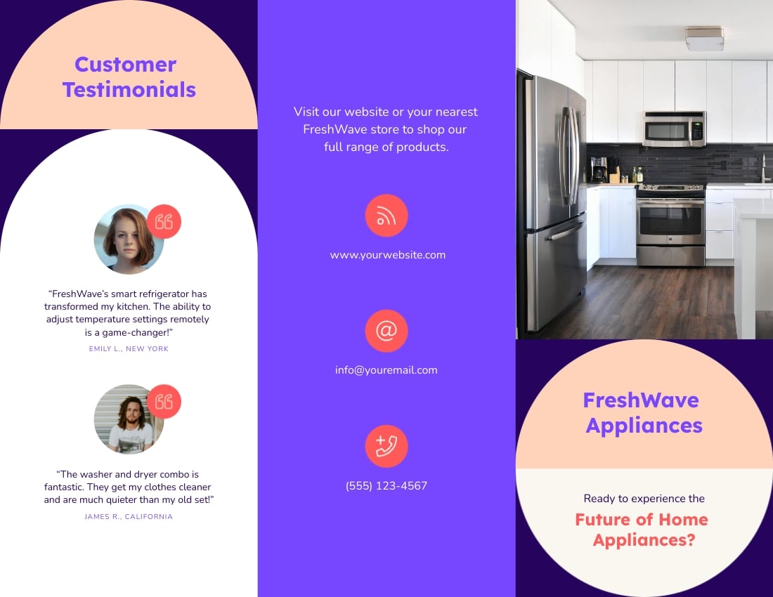 Sales Brochure Example Template