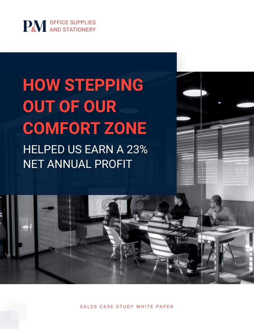 Sales Case Study White Paper Template