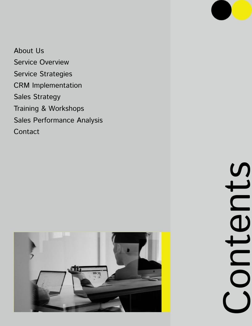 Sales Consultancy Booklet Template - Slide 2 Sales Consultancy Booklet Template - Slide 2