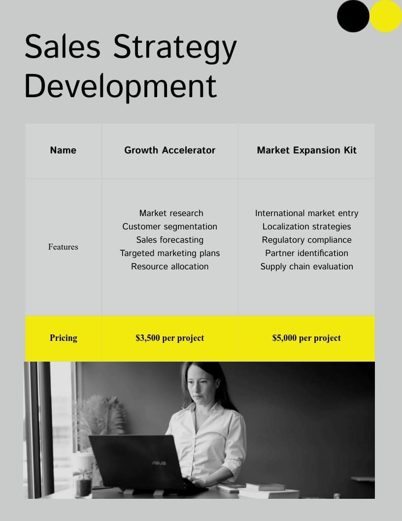 Sales Consultancy Booklet Template - Slide 6 Sales Consultancy Booklet Template - Slide 6