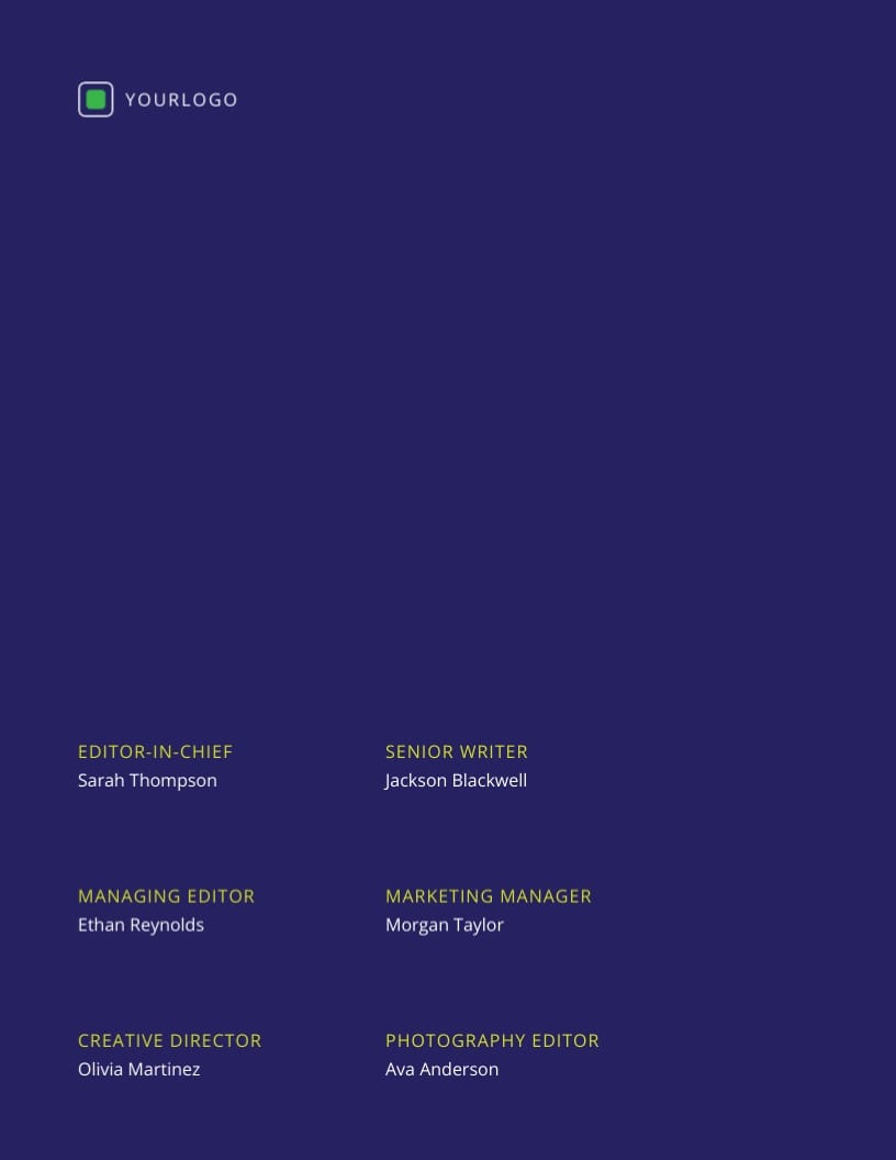 Sales Consultancy Magazine Template - Slide 2 Sales Consultancy Magazine Template - Slide 2