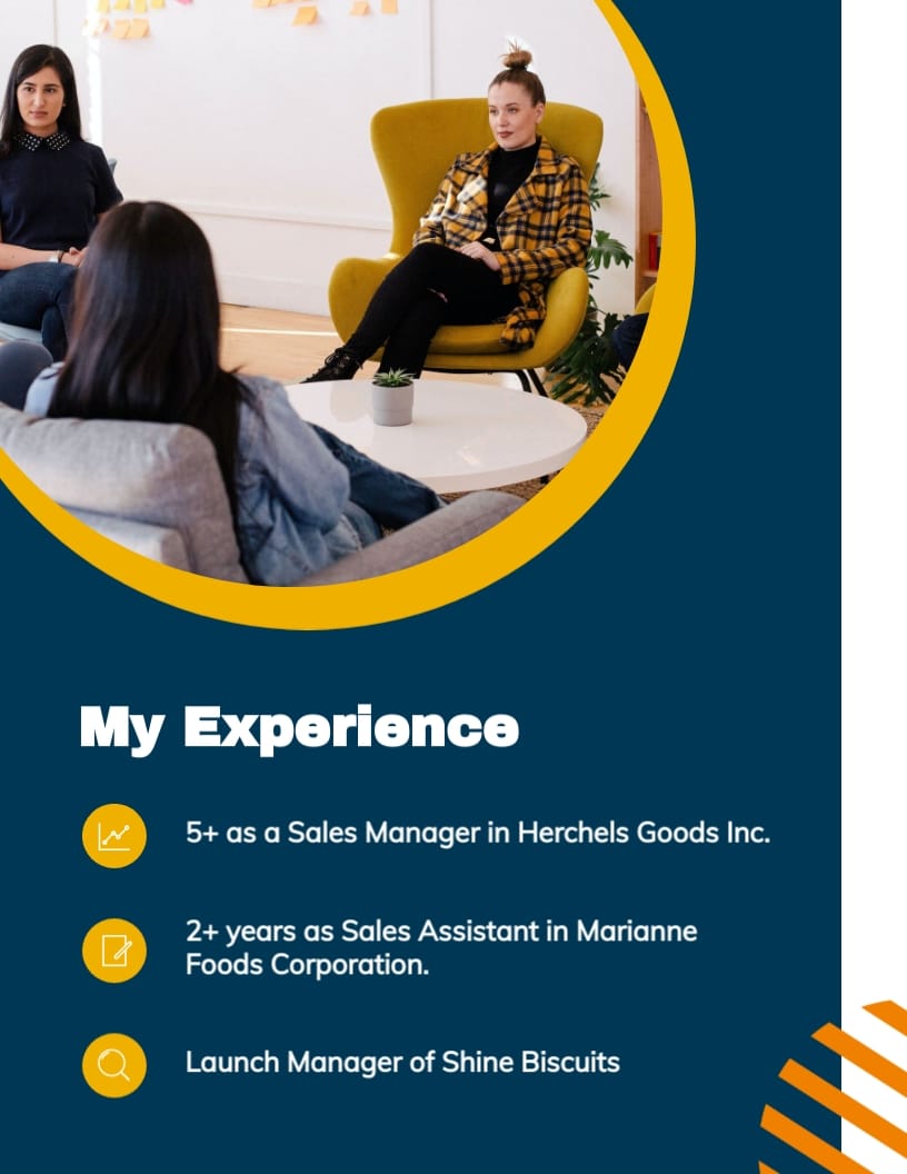 Sales Manager Portfolio Template - Slide 2 Sales Manager Portfolio Template - Slide 2