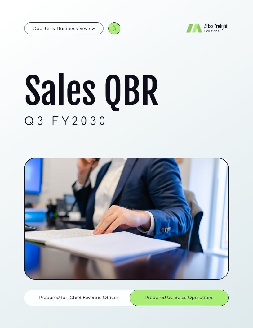 Sales QBR Template