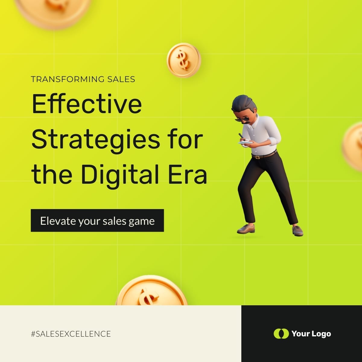 Sales Strategy LinkedIn Post Template