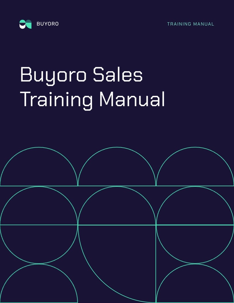 Sales Training Manual Template