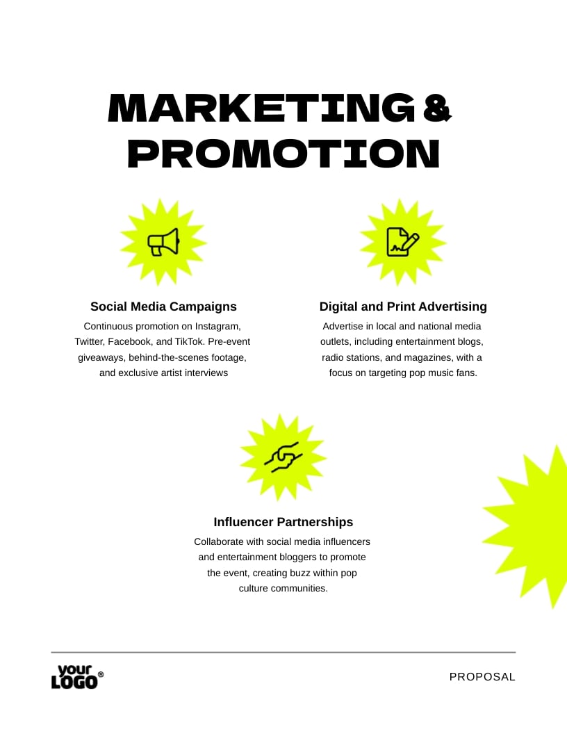 Sample Event Proposal Template - Slide 6 Sample Event Proposal Template - Slide 6