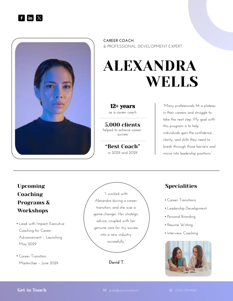 Sample Press Kit Template
