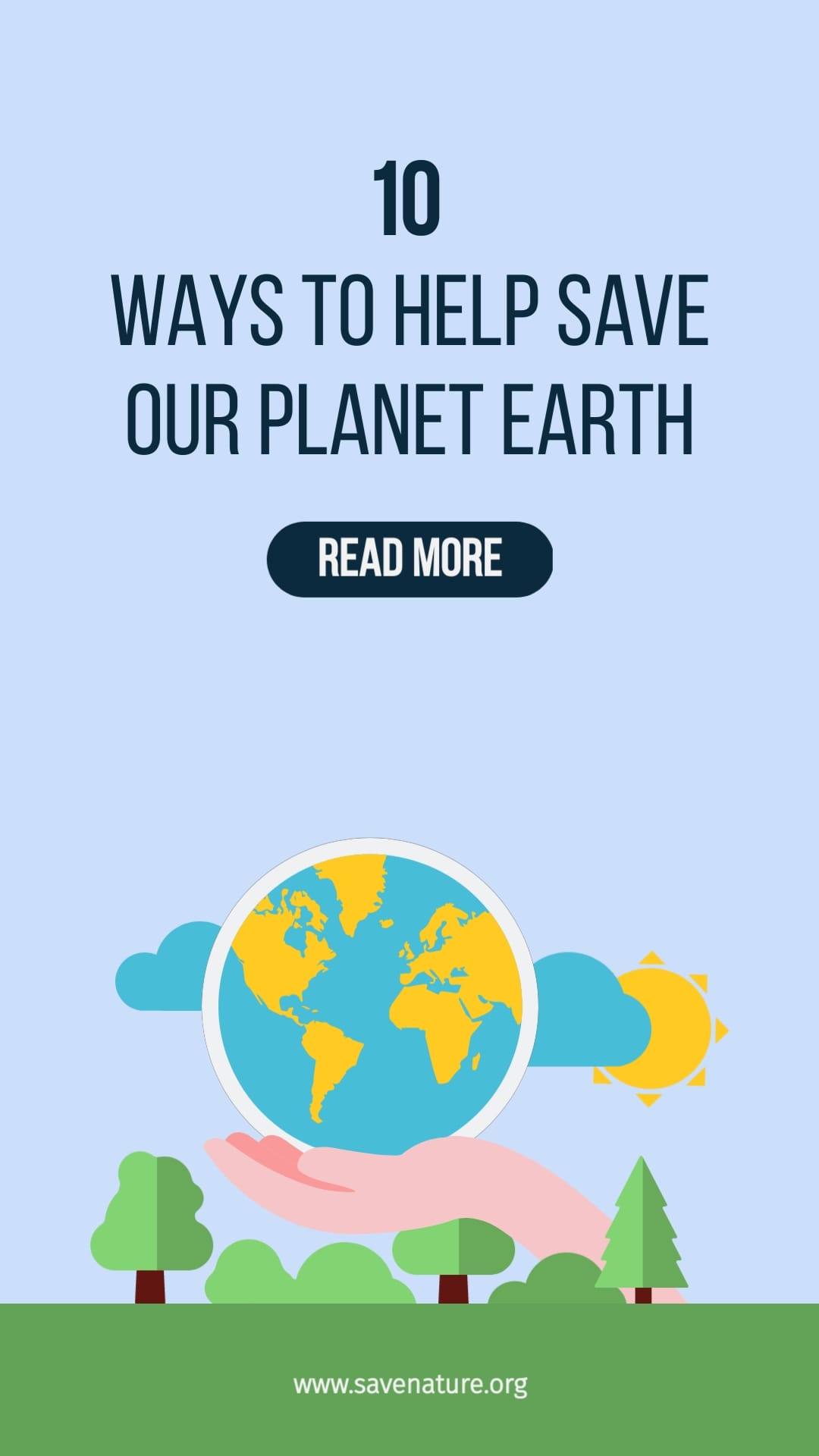 Save the Planet Vertical Template