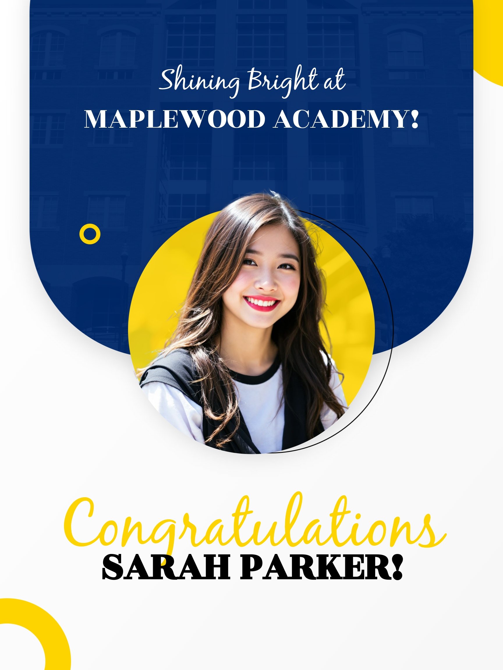 School Topper Poster Template